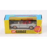 Corgi Toys WhizzWheels No. 343 Pontiac Firebird, comprising of silver body with red interior and