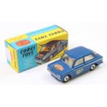 Corgi Toys No. 328 Hillman Imp in Monte Carlo trim comprising blue body with off-white interior, 107