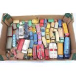 One tray containing a quantity of Dinky Toys vehicles in play worn condition to include, No. 504