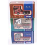 Corgi Toys modern trucks 1/50th scale boxed road transport group of 3 tractor units to include
