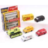 A collection of Dinky Toys to include, 2x boxed No. 289 Routemaster Bus in silver without