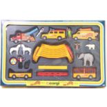 Corgi Toys Gift Set GS48 "Jean Richard Pinder" Circus Gift Set to include Land Rover, Mobile Booking