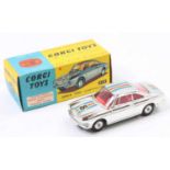 Corgi Toys No. 315 Simca 1000 Competition Model, comprising of a chrome body with red interior and