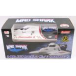 A Joysway Mad Shark radio controlled model of a Mini F1 speed V2 raceboat housed in the original