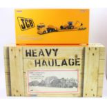 A Corgi Heavy Haulage 1/50 scale road transport diecast group to include a No. CC12305 Eddie Stobart