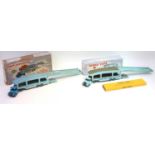 Dinky Toys Gift Set No. 990 Pullmore Car Transporter with four cars partial set comprising of No.