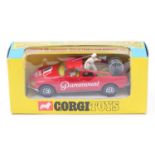 Corgi Toys No. 510 Citroen DS Conversion "Tour De France" Team Managers Car finished in red with a