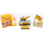 Five various boxed mixed construction related diecast vehicles to include a Corgi Toys No. CC15101