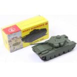 Dinky Toys No.651 Centurion Tank, military green body in the original pictorial card box (NMM-BNM)