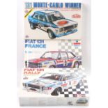 ESCI 1.24 scale plastic kits, 3012 Fiat 131 Abarth ' FIAT' 1980 M.Carlo Rally Winner#l0 W.Rohrl,