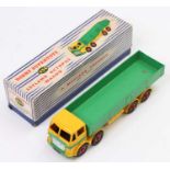 Dinky Toys No. 934 Leyland Octopus wagon comprising of a yellow and green cab, yellow chassis with