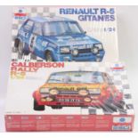 ESCI 1.24 scale plastic kits, 3016 Renault RS ' Gitanes' #6 1979 Tour De Corse Rally 2nd place &