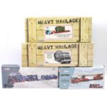 Corgi Toys Heavy Haulage 1/50th scale boxed road transport group, 4 examples all in original