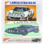 Nichimo 24 scale plastic kits, No.3 Lancia Stratos HF ' Alitalia' 1977 M.Carlo Rally #8 S.Munari &