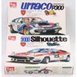 L.S 1.24 scale plastic kit group to include, CS 14-1 Lamborghini P300 Urraco #8 inc working