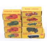 Dinky Toys original empty box group, 9 examples to include, No. 23N Maserati Racing Car, No. 157