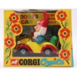 Corgi Toys No. 801 Noddy's car comprising of yellow and red car with silver hubs and Noddy and Big