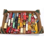 One tray containing a quantity of play worn Dinky Toys to include, No. 156 Rover 75, No. 161