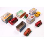 5 boxed Dinky Toys construction models to include, No. 561 Blaw Knox Bulldozer, No. 962 Dumper