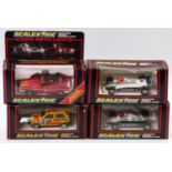 Scalextric slot cars group of 4 boxed models comprising Nos. C300 Ford Capri with lights, C304