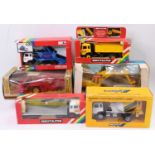 Six various boxed Britains plastic and diecast vehicles and accessories, all in original