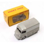 French Dinky Toys No. 25C Citroen type H Van finished in silver/grey including ridged hubs, a