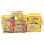 Dinky Toys original empty boxes, a group of 13 to include, No. 146 Daimler V8, No. 258 USA Police