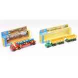 Matchbox Lesney King Size boxed group of 2 - K16 Dodge Tractor with Twin Tippers finished in green