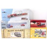 Five various boxed Corgi Classics and heavy haulage 1/50 scale road transport diecast group, all