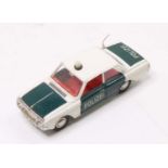 Dinky Toys No.261 Ford Taunus "Polizei" Car - finished in white, green, red interior, blue roof