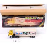 Scalextric slot car No. C301 Juggernaut Road Train comprising of a Leyland articulated truck with "