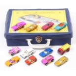 A Matchbox Lesney collectors case with 12 Superfast models in very near mint condition - models to