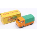 French Dinky Toys No. 563 Renault Estafette pickup truck comprising orange body with green back