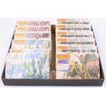 12 various boxed Matchbox 1/32 scale and 1/76 scale plastic military figure and kit group, all