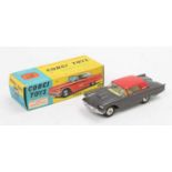 Corgi Toys No. 214S Ford Thunderbird hard-top, metallic grey body with red roof, silver detailing,