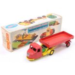 Crescent Toys No. 1272 Scammell Scarab Open Truck Trailer finished in red, green and yellow with