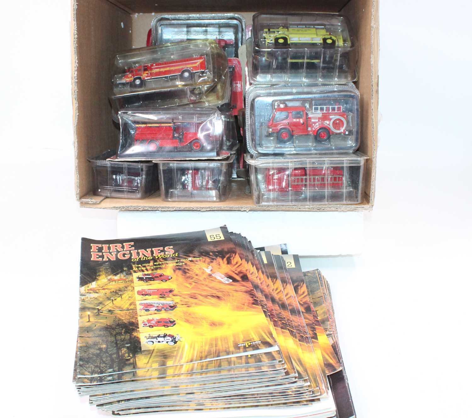 65+ various boxed and loose Atlas Edition Emergency Services Fire Vehicle group, also sold with a - Image 2 of 2