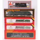 Five various boxed 00 gauge locomotives to include a Lima No. 9400 Great Western tank loco, a