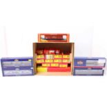 21 various boxed Hornby, Bachmann and Triang 00 Gauge rolling stock and wagons, to include Hornby BR