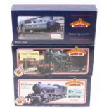 A Bachmann boxed 00 gauge locomotive group, three examples to include a No. 31-452 Ivatt Class 2-6-2