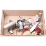 Collection of various petrol 2 stroke model aircraft engines and spares, including CRRC. Super Tigre
