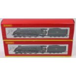 A Hornby Railways boxed 00 gauge locomotive group to include No. R2203 Class A4 locomotive No. 60024