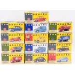 One tray containing 13 boxed Lledo Vanguard models to include, Volkswagen split screen Beetle,