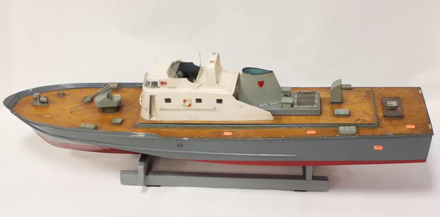 A very well made Circa 1940s model of a RAF Crash Tender, fitted with a spirit fired horizontal