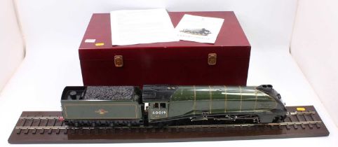 Bowande of China, No.G208 G Scale brass factory-built gas-powered live steam model of a British