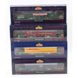 A Bachmann Intermodal bogie wagon and container load boxed group to include ECS No. 37-300B gift