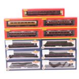 A Hornby and Bachmann 00 gauge boxed rolling stock and passenger stock group, 11 examples to include