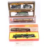 Four various boxed Mainline and Lima and Triang Hornby 00 gauge locomotives to include a Mainline