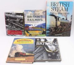 A collection of various railway related hardback books, various examples to include The Oxford
