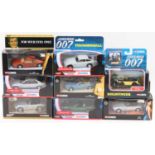 8 Corgi Toys modern issue James Bond diecast models to include, Aston Martin DB5, Lotus Esprit